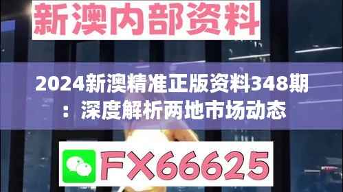 2024新澳精准正版资料348期:深度解析两地市场动态