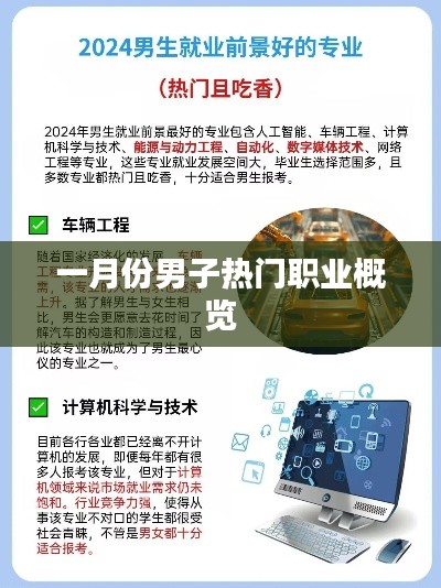 一月份男性热门职业概览与趋势分析
